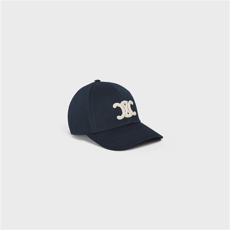 celine triomphe cap navy|CELINE.